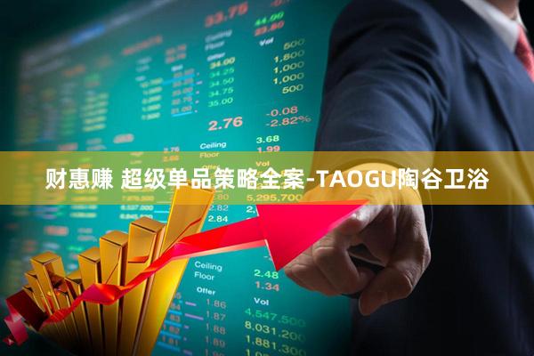 财惠赚 超级单品策略全案-TAOGU陶谷卫浴